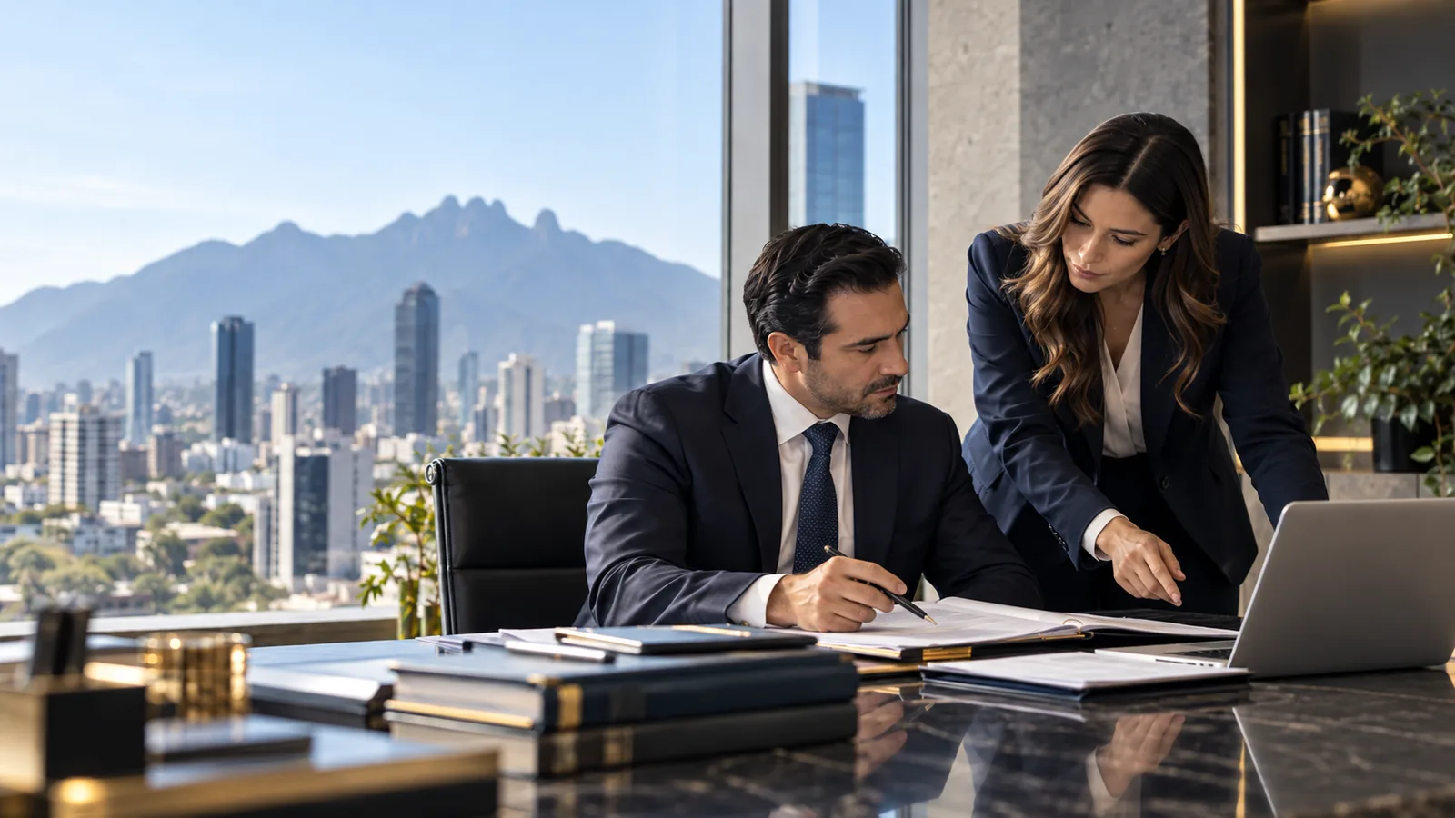Imagen ilustrativa de abogados coordinando actuaciones en una oficina